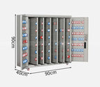 biometric storage unit tall and thin bookcase design kaguyasuCWG K063 detailed images 12