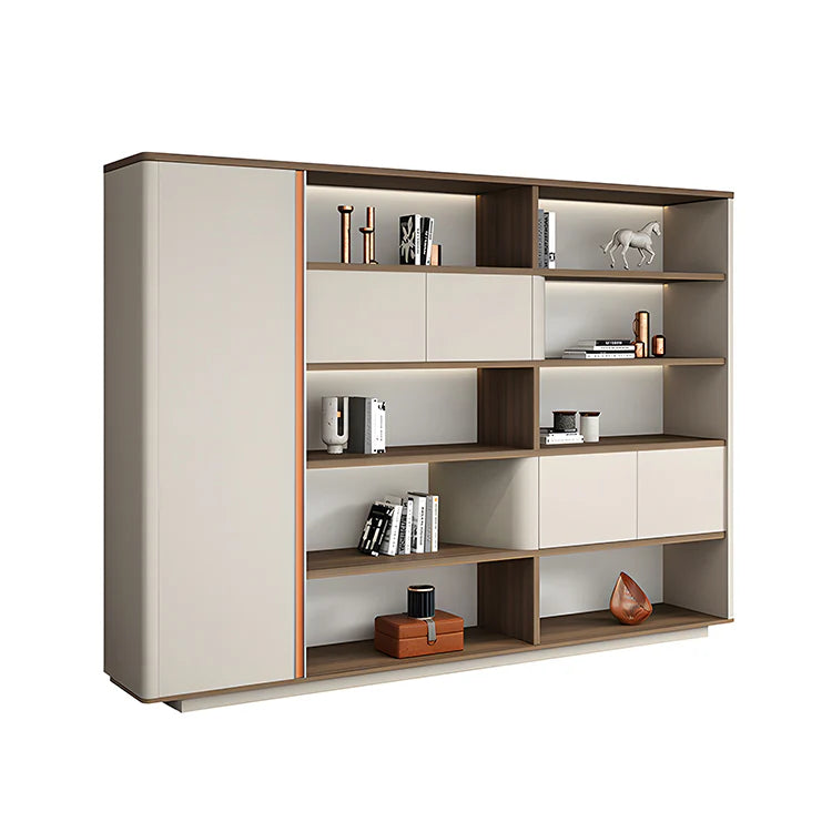 Bücherregal | Vitrine mit Glastüren und Beleuchtung | Kaguyasu Zweitbild