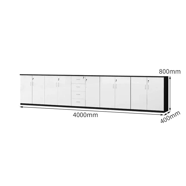 chic sideboard cabinet lockable bookcase kaguyasuCWG C077 detailed images 24