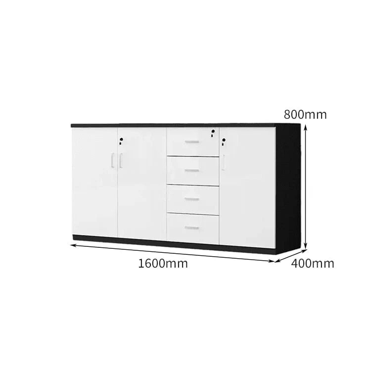 chic sideboard cabinet lockable bookcase kaguyasuCWG C077 detailed images 6