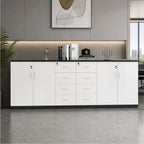 chic sideboard cabinet lockable bookcase kaguyasuCWG C077 main images 1