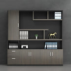 classic wooden bookcase professional storage units kaguyasuCWG 046 main images 1