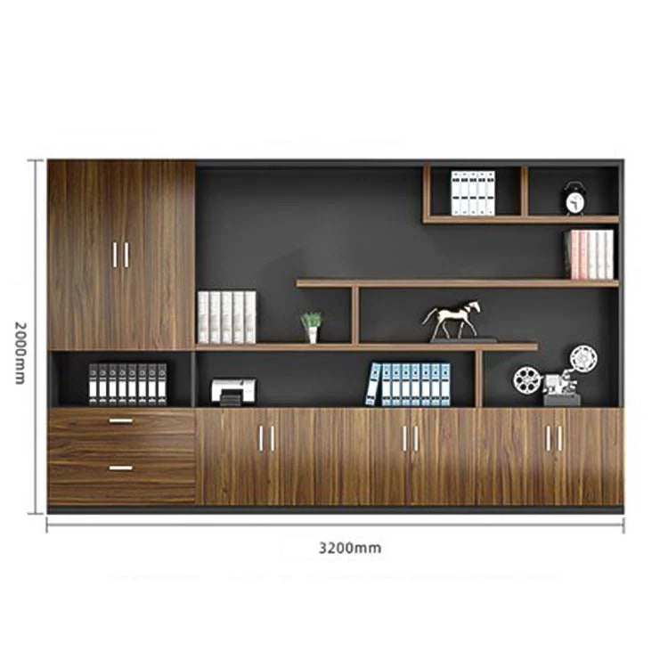 classic wooden bookcase professional storage units kaguyasuCWG 046 main images 12