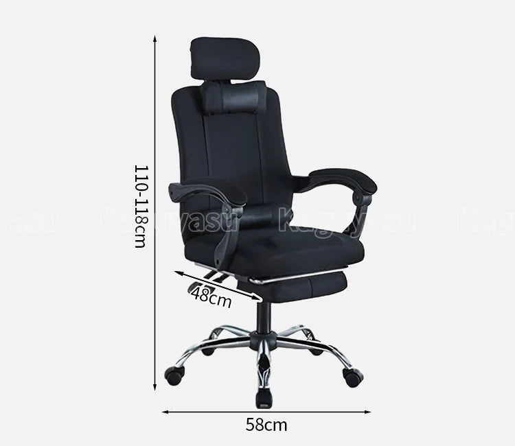 ergonomic office chair adjustable chair with footrest kaguyasuBGY K014 detailed images 7