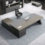 executive desk real wood l shaped office desk kaguyasuLBZ 1065 main images 4