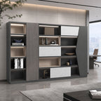 executive wooden bookcase cabinets and display cabinets kaguyasuLBG K039 main images