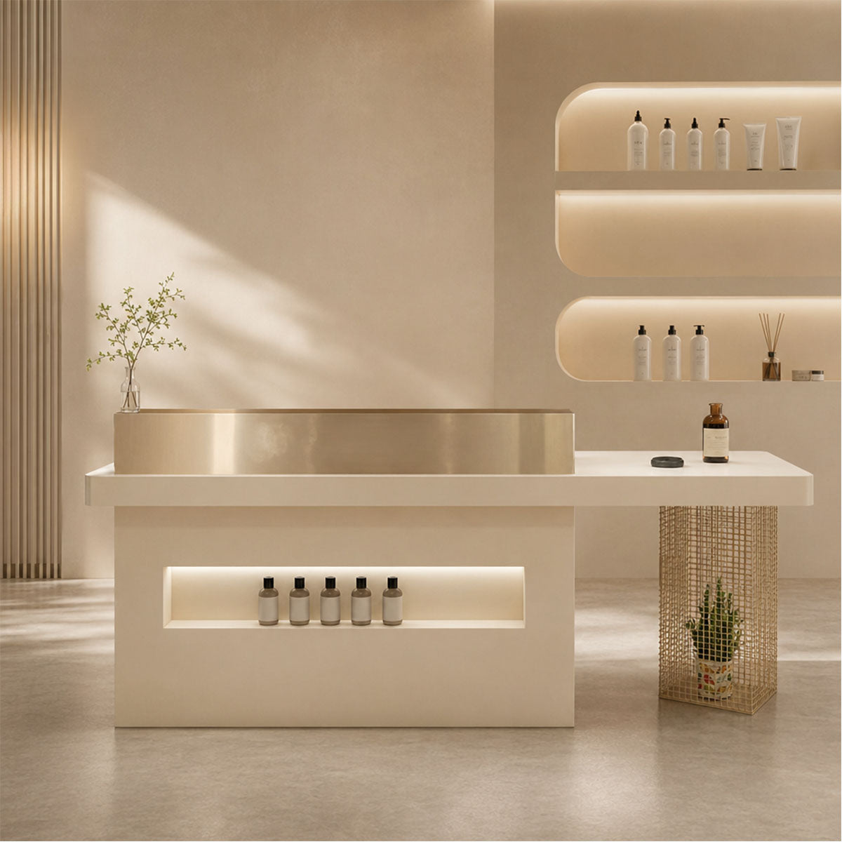 front desk counter reception counter desk kaguyasuJDT K057 main images 6 Hauptbild