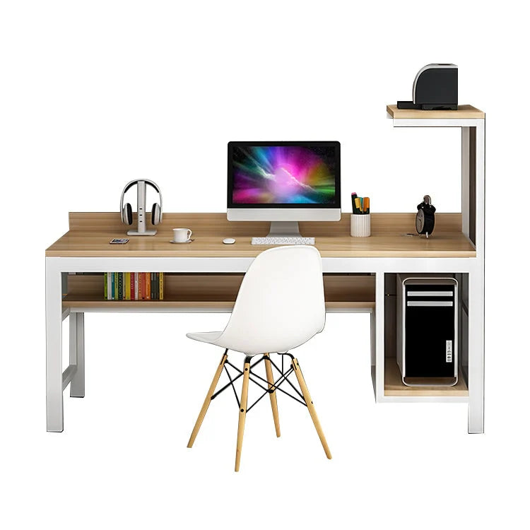 large computer desk desk with back panel kaguyasuBGZ 169 main images 1