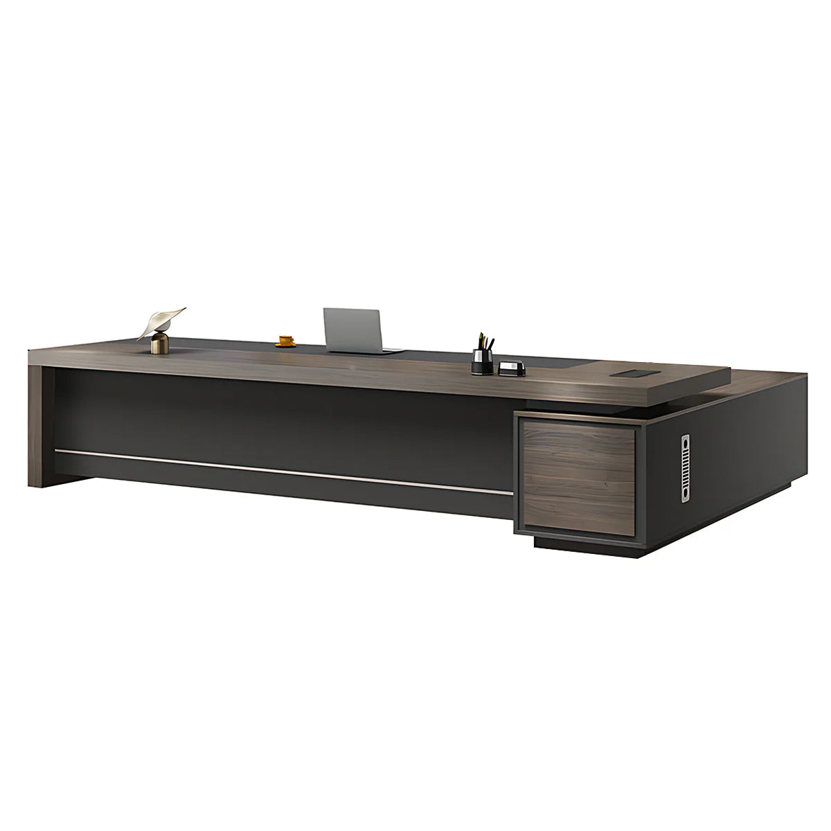 luxury desk l shaped executive desk with storage drawers kaguyasuLBZ 2147 main images 17