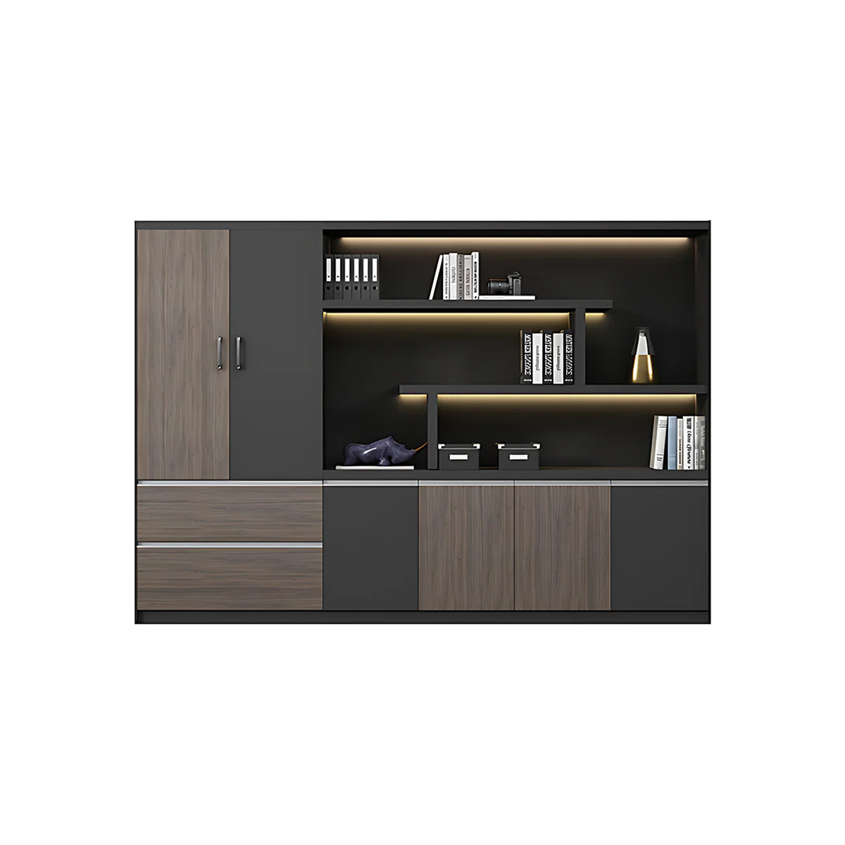 luxury desk l shaped executive desk with storage drawers kaguyasuLBZ 2147 main images 20