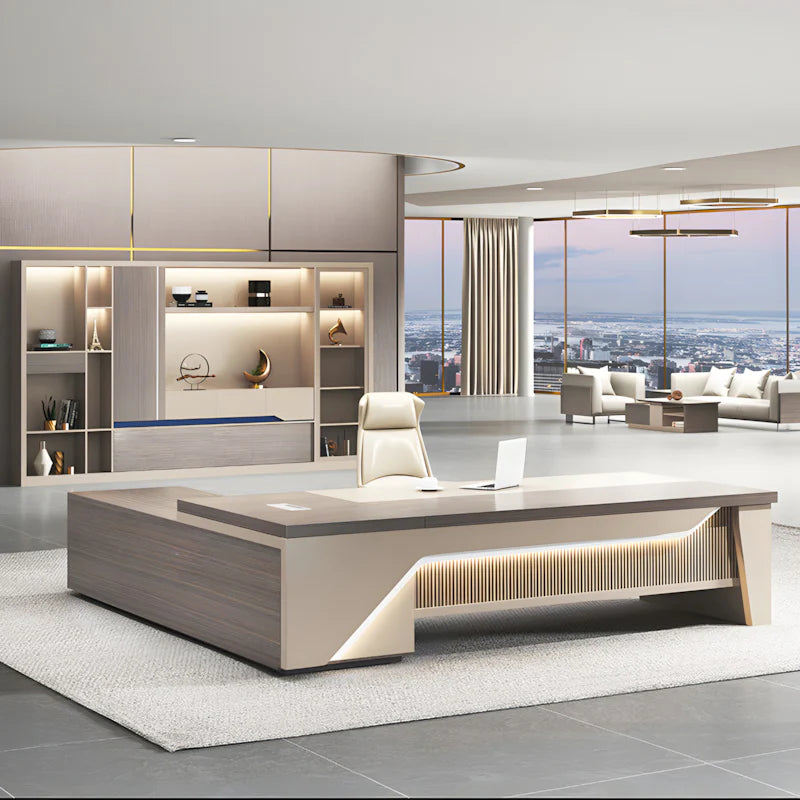 luxury executive office desk desk with filing cabinet kaguyasuLBZ 2109 main images 27