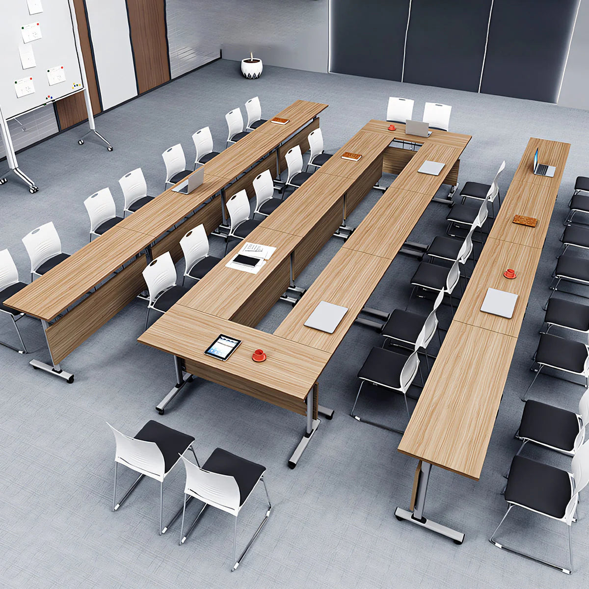 meeting table foldable office table kaguyasuHYZ T068 main images 2 Hauptbild