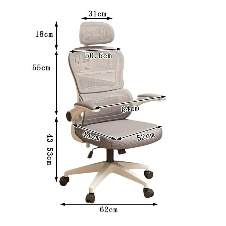 mesh executive chair ergonomic office chair with headrest kaguyasuBGY S005 detailed images 7