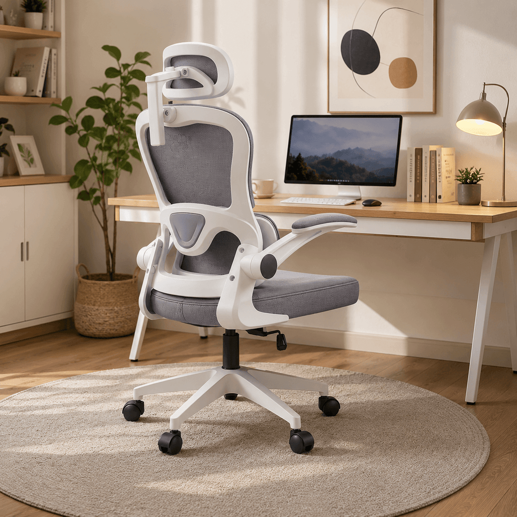 mesh executive chair ergonomic office chair with headrest kaguyasuBGY S005 main images 2