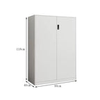 minimalist bookshelf unit white steel cupboard display kaguyasuCWG C080 main image 19