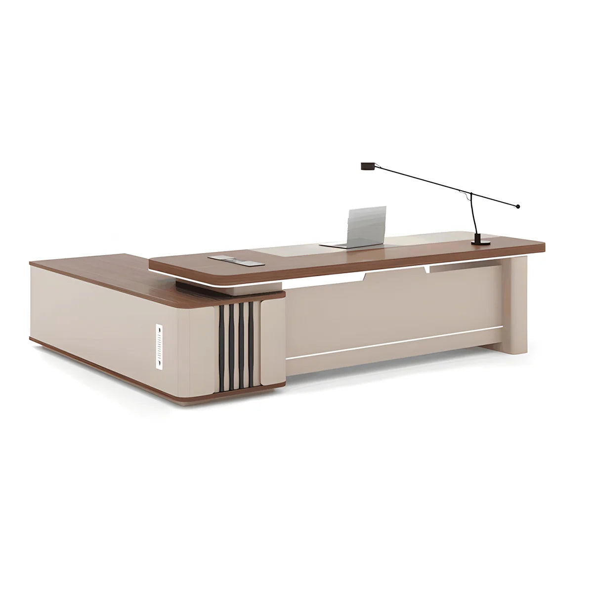 minimalist corner desk executive desk with lock kaguyasuLBZ 7214 main images 7