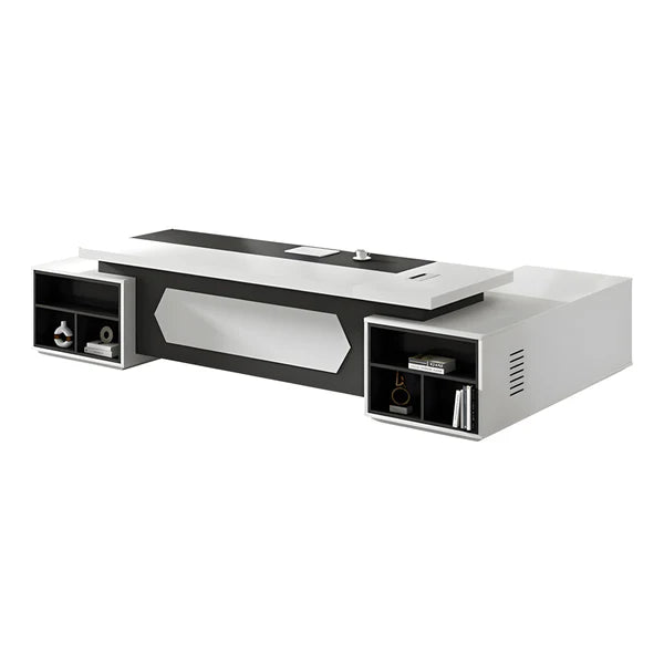 modern boss desk two tone l shaped executive desk kaguyasuLBZ 2191 main images 21