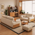 modern sofas versatile l shaped sofas wood frame sofa suite kaguyasuBSF K080 main images 1