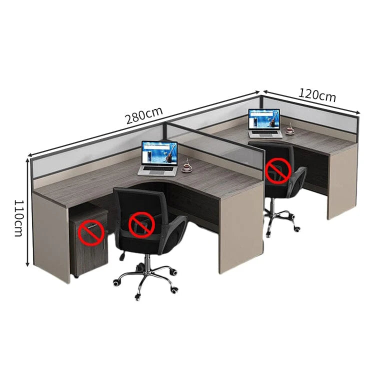office desk corner workstation l shape computer desk kaguyasuBGZ C040 detailed images 16