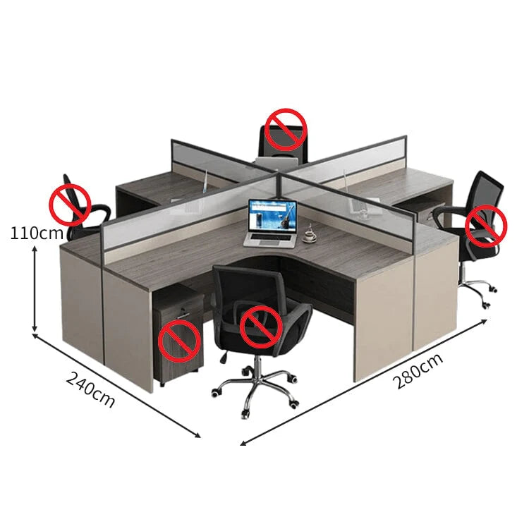 office desk corner workstation l shape computer desk kaguyasuBGZ C040 detailed images 18