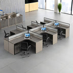 office desk corner workstation l shape computer desk kaguyasuBGZ C040 main images 13