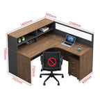 office desk l shaped desk with hutch kaguyasuBGZ 224 detailed images 15