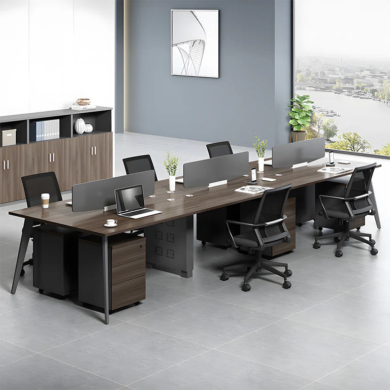 office workstation brown computer desk kaguyasuBGZ 2014 main images 2