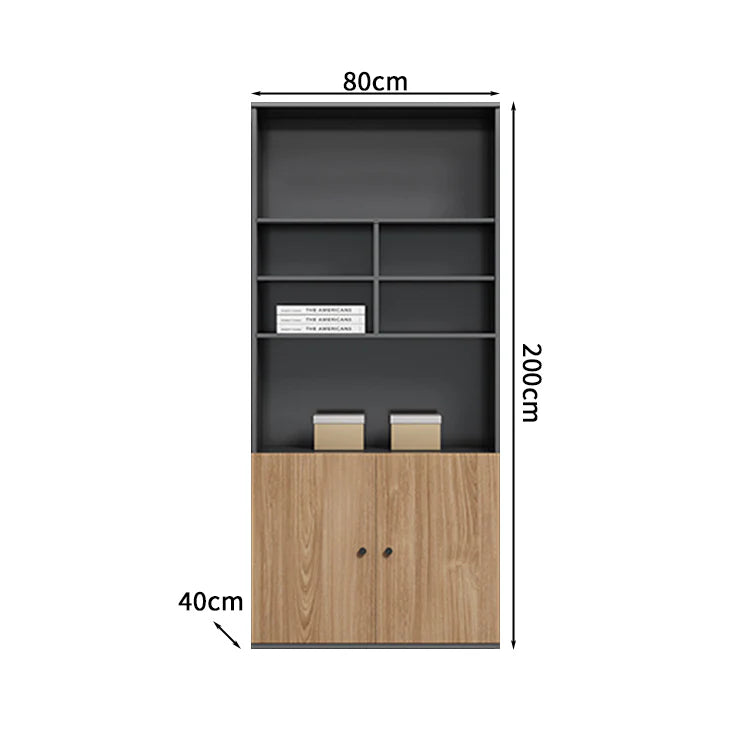 premium executive bookcase oak display cabinet design kaguyasuCWG S056 detailed images 16