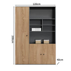 premium executive bookcase oak display cabinet design kaguyasuCWG S056 detailed images 24