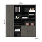 premium executive bookcase oak display cabinet design kaguyasuCWG S056 detailed images 28