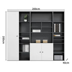 premium executive bookcase oak display cabinet design kaguyasuCWG S056 detailed images 30