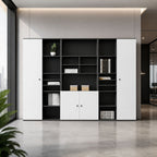 premium executive bookcase oak display cabinet design kaguyasuCWG S056 main images 1
