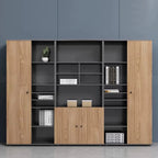 premium executive bookcase oak display cabinet design kaguyasuCWG S056 main images 1