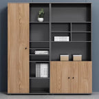 premium executive bookcase oak display cabinet design kaguyasuCWG S056 main images 6