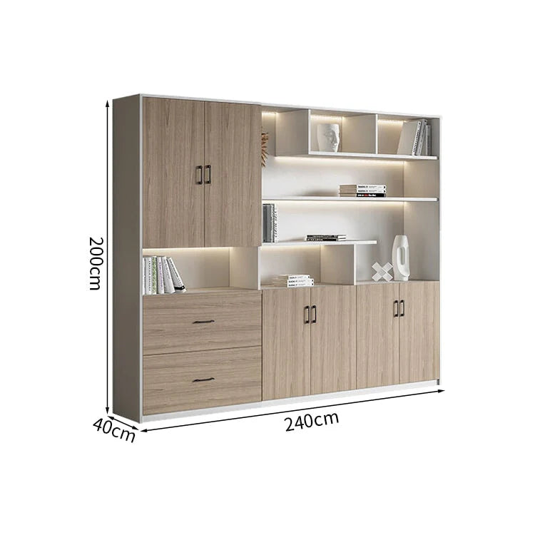 premium white bookcase cabinets and display cabinets kaguyasuCWG K098 detailed images 19