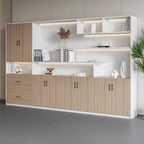 premium white bookcase cabinets and display cabinets kaguyasuCWG K098 main images 1