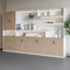 premium white bookcase cabinets and display cabinets kaguyasuCWG K098 main images 1
