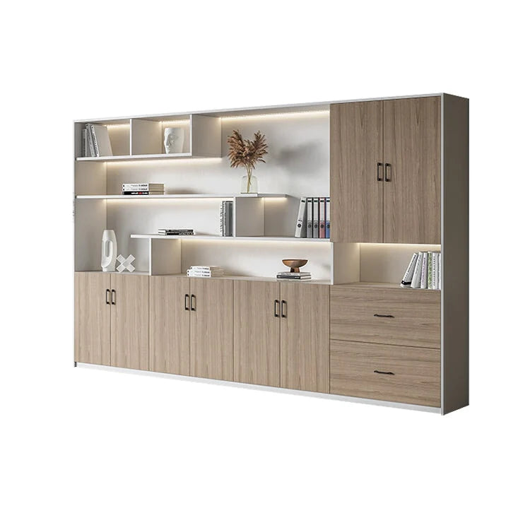 premium white bookcase cabinets and display cabinets kaguyasuCWG K098 main images 2