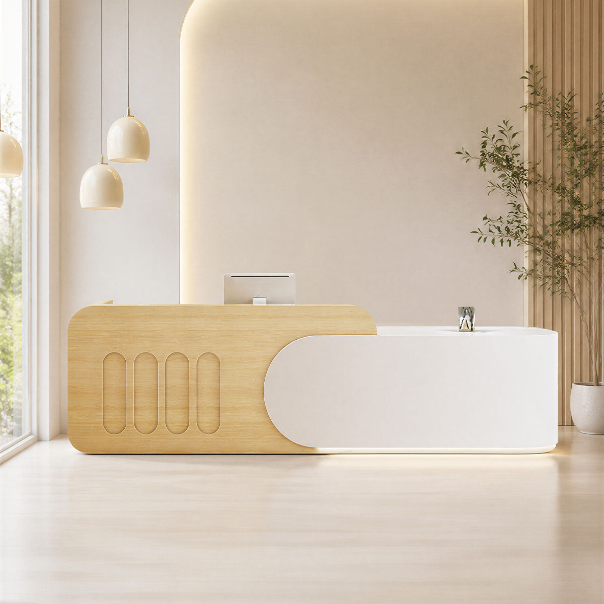 reception counter for sale reception desk kaguyasuJDT 7241 main images 8 Hauptbild