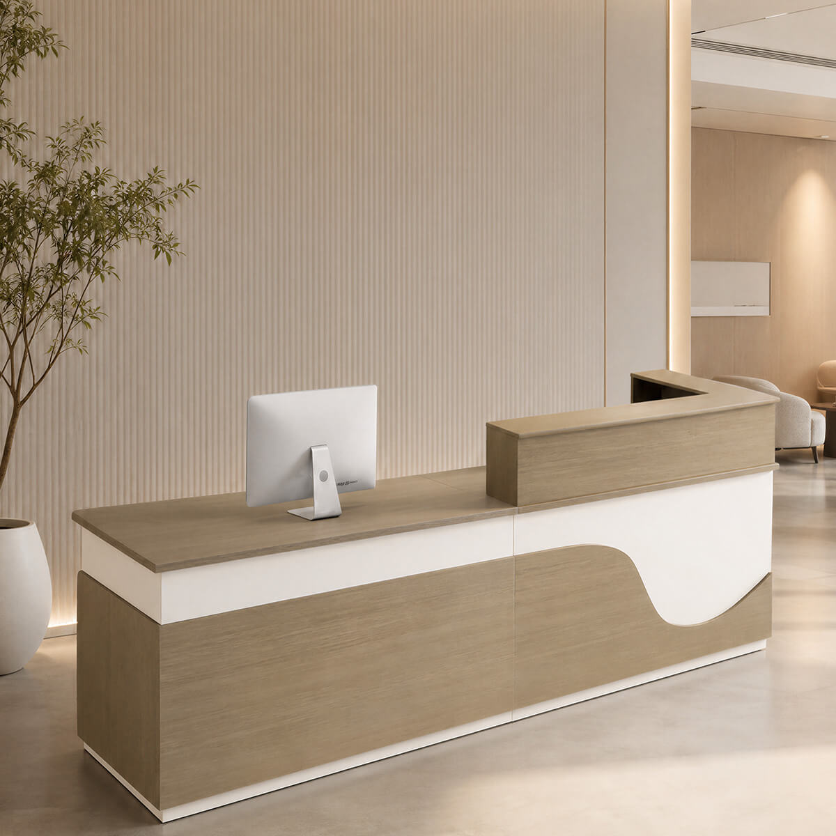 reception desk dimensions affordable reception desk kaguyasuJDT 2192 main images 2 Hauptbild