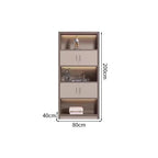 robust shelf shelving large capacity wood bookcase kaguyasuCWG K054 detailed images 14