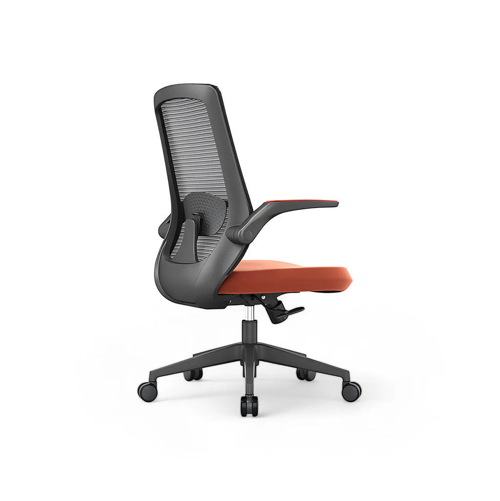 s curve ergonomic office chair black mesh work chair kaguyasuBGY 303 main images 4