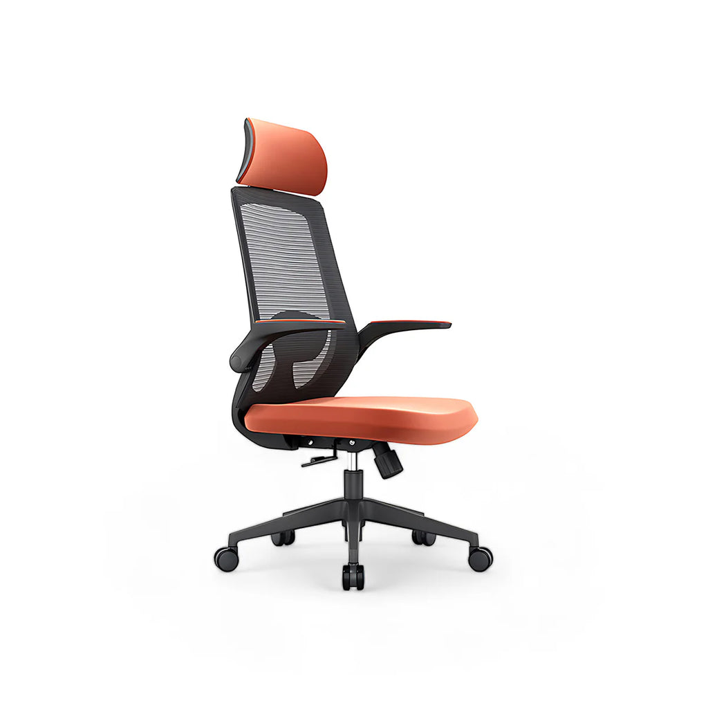 s curve ergonomic office chair black mesh work chair kaguyasuBGY 303 main images 5