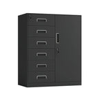 sleek steel drawer pedestal cube with storage bookcase kaguyasuCWG 2044 main images 21