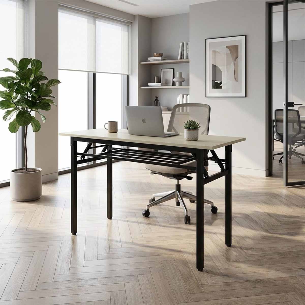 small folding desk compact computer desk kaguyasuBGZ k 008 main images 1 Hauptbild