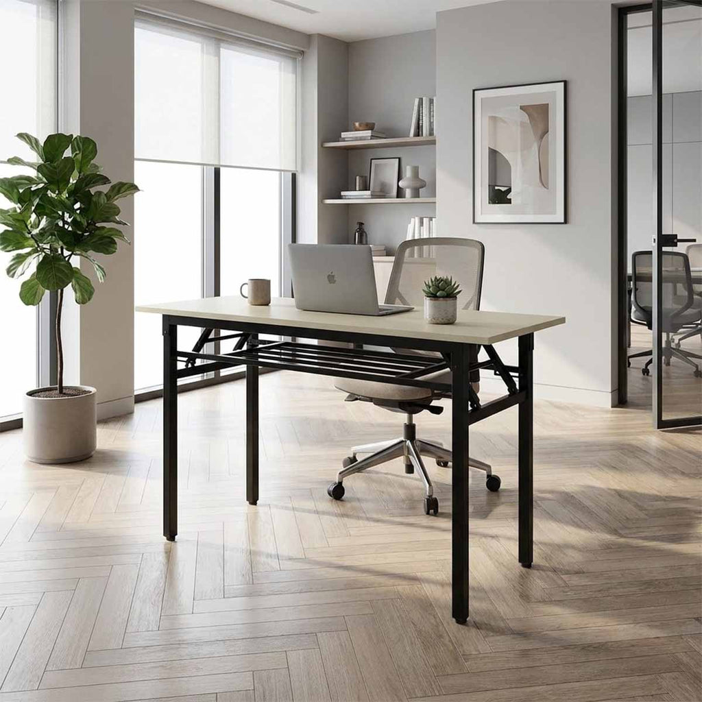 small folding desk compact computer desk kaguyasuBGZ k 008 main images 1