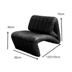 small office sofa premium 1 seater recliner sofa kaguyasuBSF K046 detailed images 7