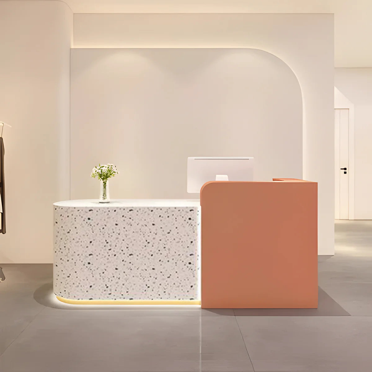 small reception desk front desk counter kaguyasuJDT 737 main images 34 Hauptbild