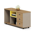 versatile bookshelf elegant sideboard cabinet in wood kaguyasuCWG 065 main images 3