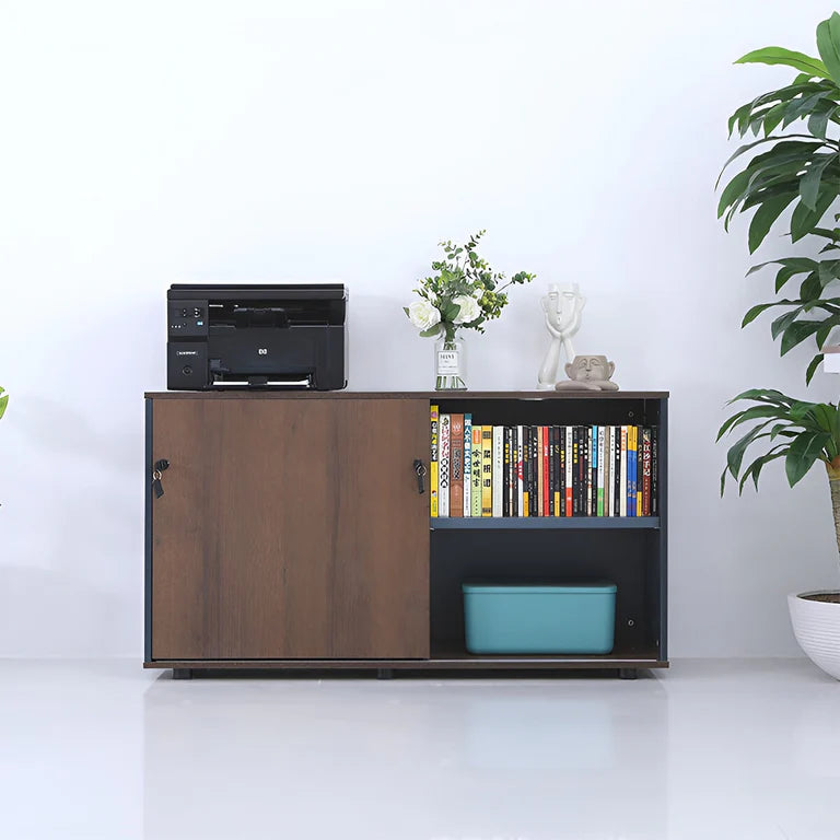 versatile bookshelf elegant sideboard cabinet in wood kaguyasuCWG 065 main images 6